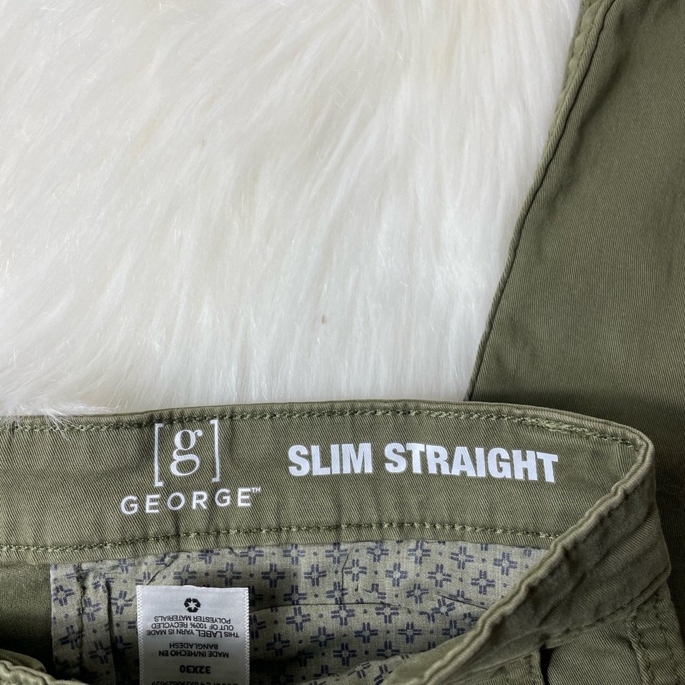 George Slim Straight Chino Pants - Picture 4 of 6
